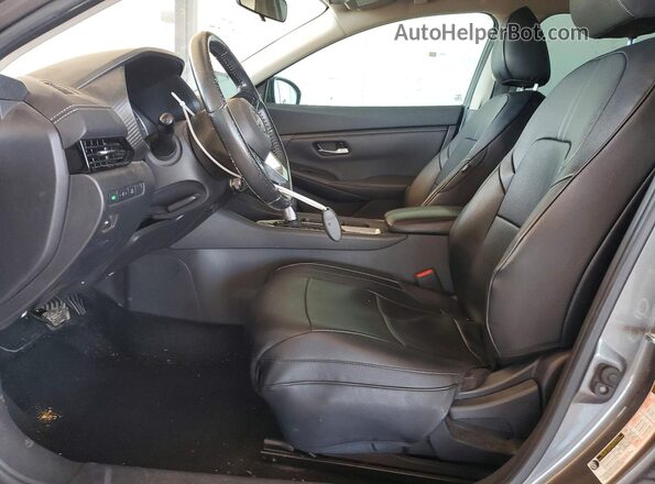 3N1AB8CV2MY294746 2021 NISSAN SENTRA Gray Սալոնի դիմացի տեսք