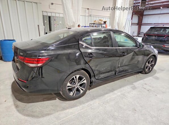 3N1AB8CV2PY232476 2023 NISSAN SENTRA Черный Задняя правая четверть