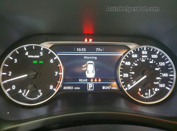 3N1AB8CV2RY336243 2024 NISSAN SENTRA Black Вид щитка приладів