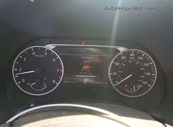 3N1AB8CV2SY358944 2025 NISSAN SENTRA Gray Instrument cluster view