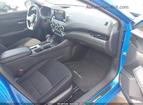 3N1AB8CV3SY269979 2025 NISSAN SENTRA Blue Front interior view