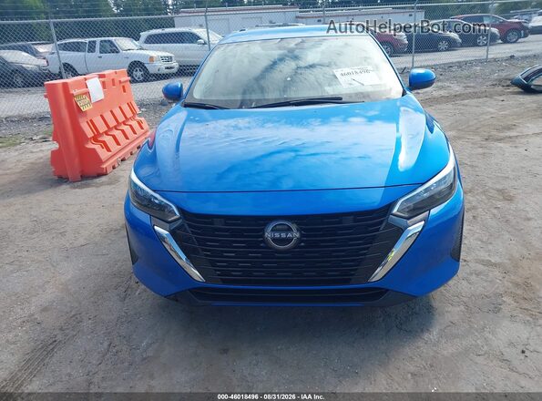 3N1AB8CV3SY269979 2025 NISSAN SENTRA Blue Instrument cluster view
