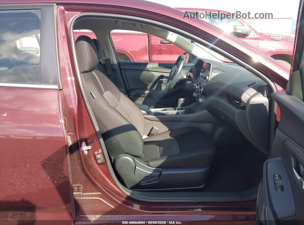 3N1AB8CV3SY362923 2025 NISSAN SENTRA Burgundy Vista interior delantera