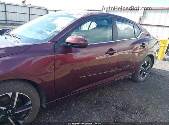 3N1AB8CV3SY362923 2025 NISSAN SENTRA Burgundy Vista frontal