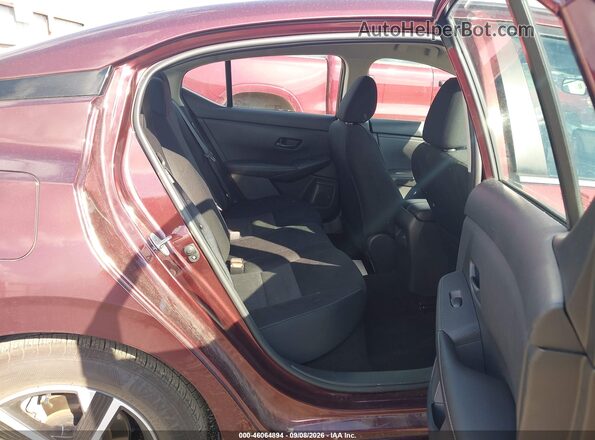 3N1AB8CV3SY362923 2025 NISSAN SENTRA Burgundy Vista de la etiqueta del VIN