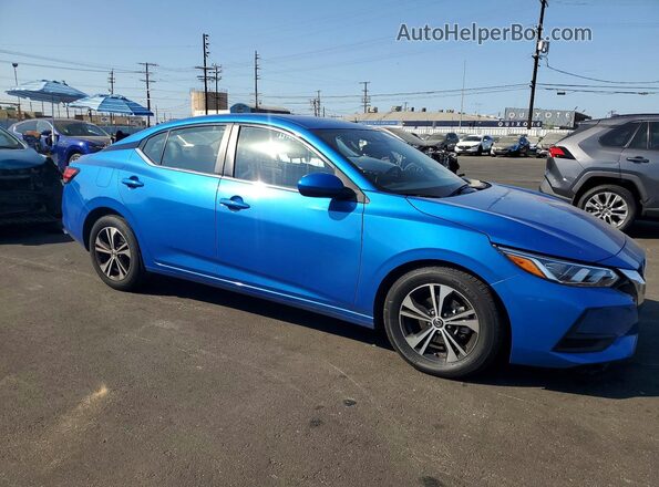 3N1AB8CV4PY229353 2023 NISSAN SENTRA Blue Front right