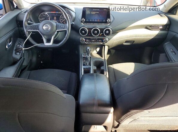 3N1AB8CV4PY229353 2023 NISSAN SENTRA Blue Dashboard view