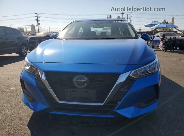 3N1AB8CV4PY229353 2023 NISSAN SENTRA Blue Front view