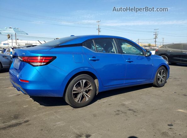 3N1AB8CV4PY229353 2023 NISSAN SENTRA Blue Rear right