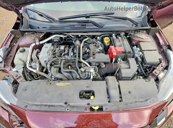 3N1AB8CV4RY338284 2024 NISSAN SENTRA Burgundy Vista interior trasera