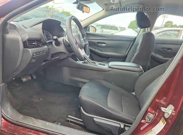 3N1AB8CV4RY338284 2024 NISSAN SENTRA Burgundy Vista interior delantera