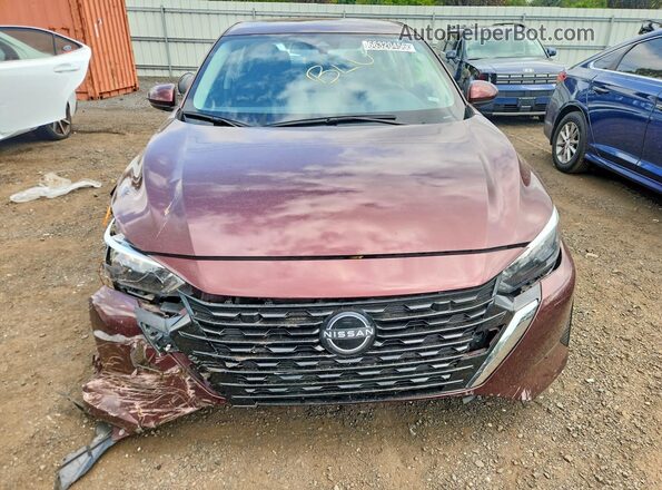 3N1AB8CV4RY338284 2024 NISSAN SENTRA Burgundy Vista frontal