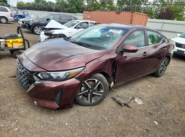 3N1AB8CV4RY338284 2024 NISSAN SENTRA Burgundy 