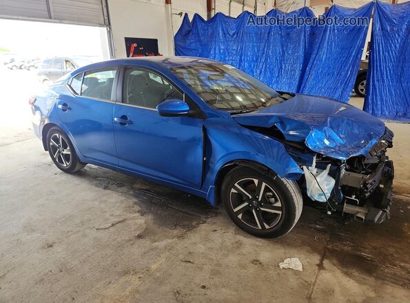 3N1AB8CV4SY367662 2025 NISSAN SENTRA Blue Передня права чверть