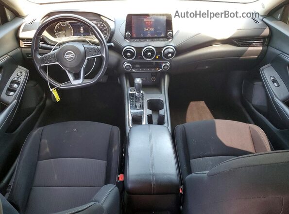 3N1AB8CV5LY220123 2020 NISSAN SENTRA Burgundy Dashboard view