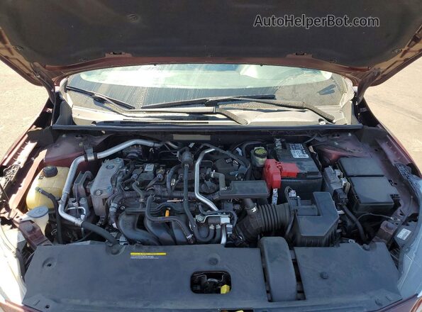 3N1AB8CV5LY220123 2020 NISSAN SENTRA Burgundy Rear interior view
