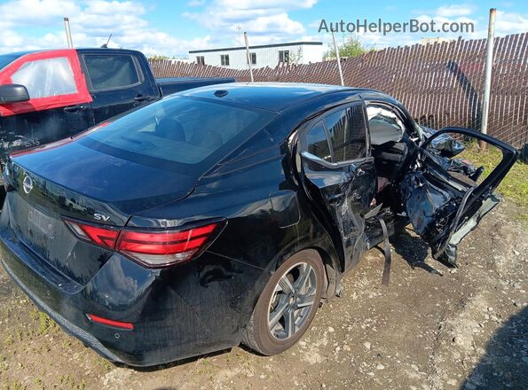 3N1AB8CV5RY315645 2024 NISSAN SENTRA Черный Задняя правая четверть