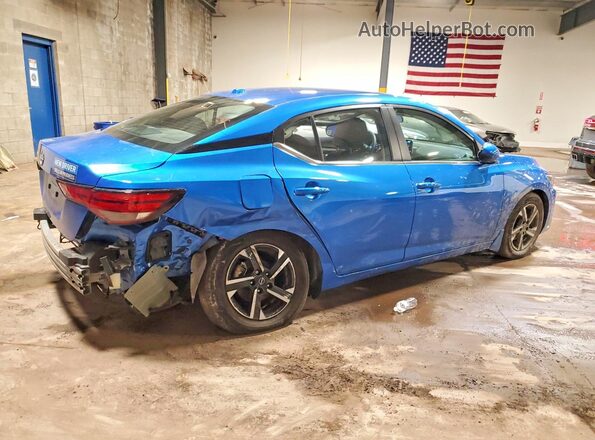 3N1AB8CV5SY376791 2025 NISSAN SENTRA Blue Задня права чверть