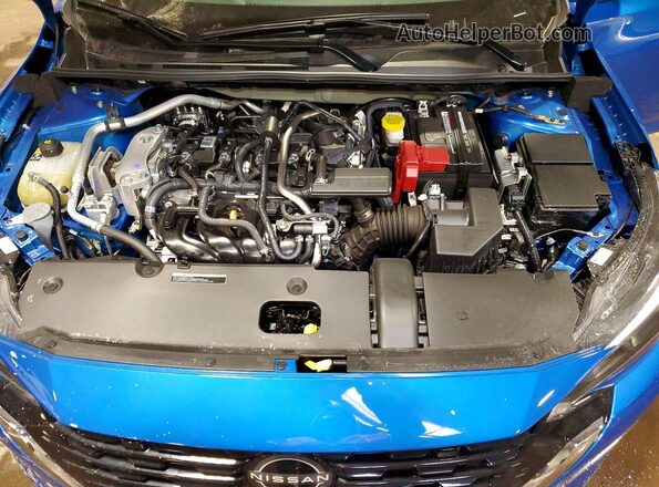 3N1AB8CV5SY376791 2025 NISSAN SENTRA Blue Вид задньої частини салону