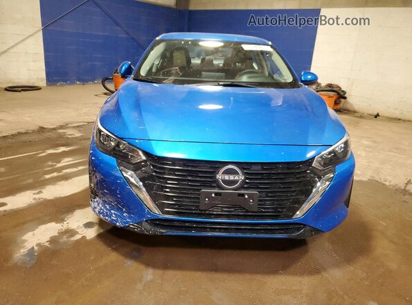3N1AB8CV5SY376791 2025 NISSAN SENTRA Blue Вид спереду