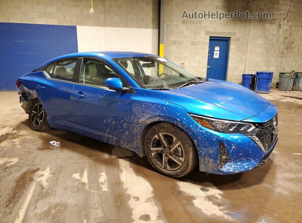 3N1AB8CV5SY376791 2025 NISSAN SENTRA Blue Передня права чверть