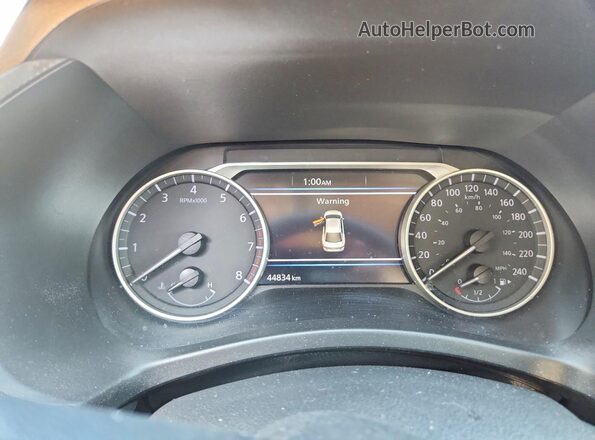 3N1AB8CV6MY312570 2021 NISSAN SENTRA Черный Вид щитка приборов