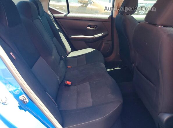 3N1AB8CV7NY305094 2022 NISSAN SENTRA Blue Rear seats view