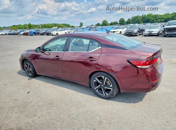 3N1AB8CV7RY341485 2024 NISSAN SENTRA Maroon Rear left