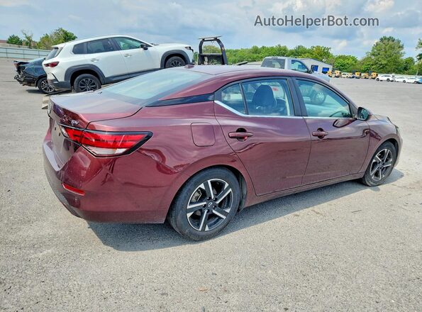 3N1AB8CV7RY341485 2024 NISSAN SENTRA Maroon Rear right