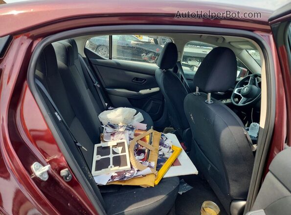 3N1AB8CV7RY341485 2024 NISSAN SENTRA Maroon Rear seats view