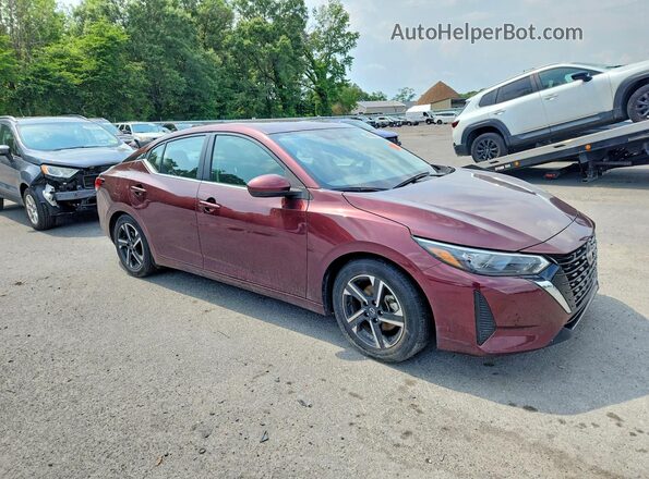 3N1AB8CV7RY341485 2024 NISSAN SENTRA Maroon Front right