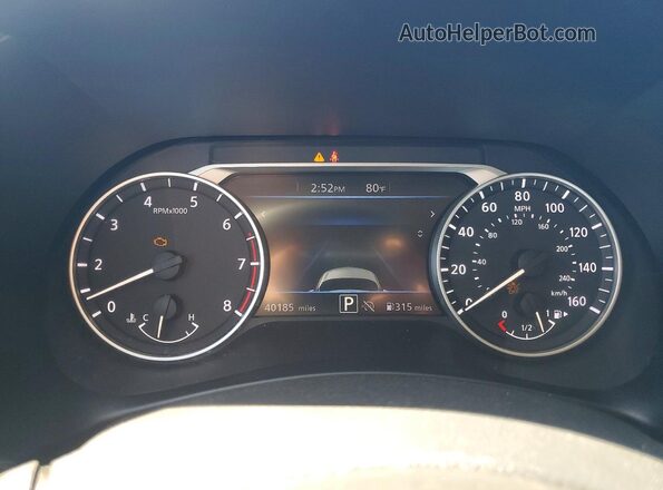 3N1AB8CV7SY295842 2025 NISSAN SENTRA Белый Вид щитка приборов