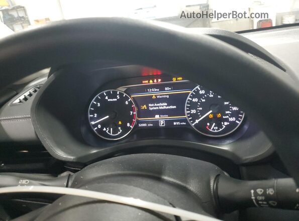 3N1AB8CV7SY298059 2025 NISSAN SENTRA White Widok wnętrza 360 stopni