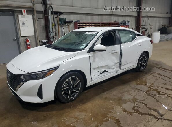 3N1AB8CV7SY298059 2025 NISSAN SENTRA White Widok naklejki z numerem VIN