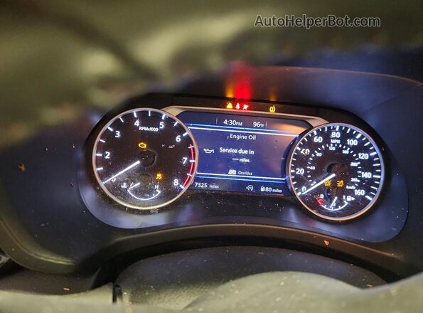 3N1AB8CV7SY392815 2025 NISSAN SENTRA Синий Вид щитка приборов