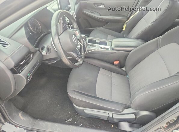 3N1AB8CV8MY295576 2021 NISSAN SENTRA Black Вид салону спереду