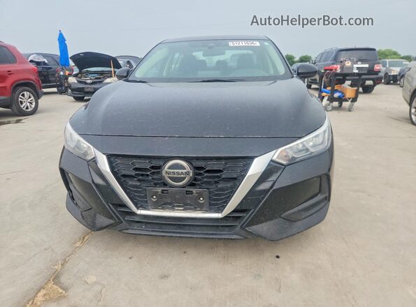 3N1AB8CV8MY295576 2021 NISSAN SENTRA Black Вид спереду
