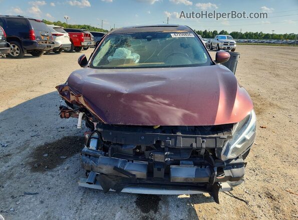 3N1AB8CV8MY320489 2021 NISSAN SENTRA Burgundy Вид спереду