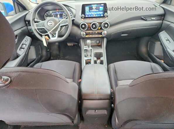 3N1AB8CV8SY316357 2025 NISSAN SENTRA Blue Widok deski rozdzielczej