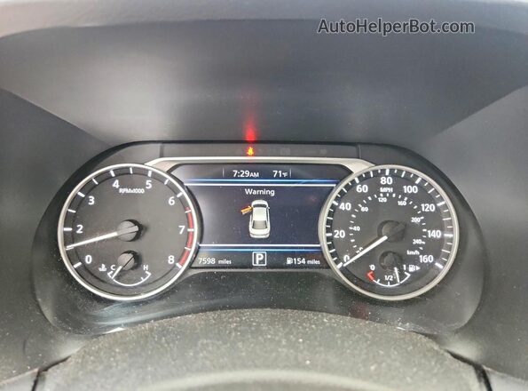 3N1AB8CV8SY316357 2025 NISSAN SENTRA Blue Widok zestawu wskaźników