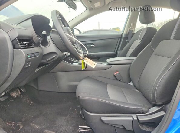 3N1AB8CV8SY316357 2025 NISSAN SENTRA Blue Widok wnętrza z przodu