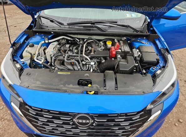 3N1AB8CV8SY316357 2025 NISSAN SENTRA Blue Widok wnętrza z tyłu