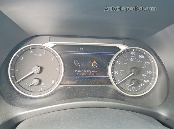 3N1AB8CV8SY337631 2025 NISSAN SENTRA Серый Вид щитка приборов