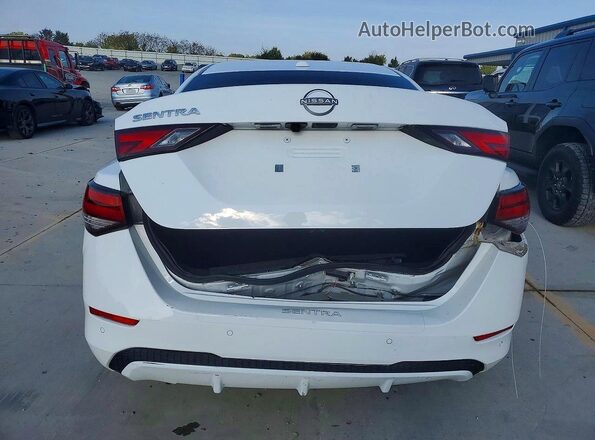 3N1AB8CV8SY360651 2025 NISSAN SENTRA White Հետևի տեսք