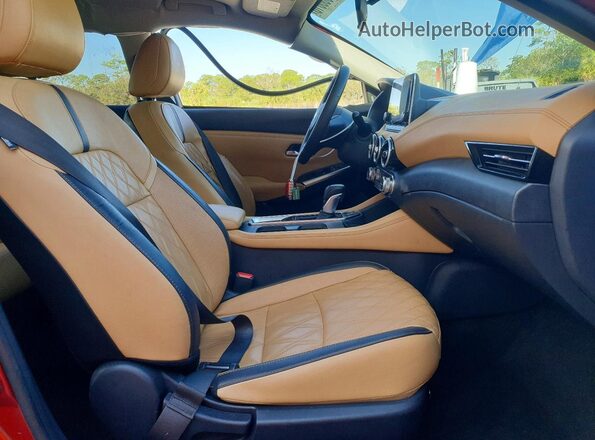 3N1AB8CV9LY306499 2020 NISSAN SENTRA Red Vista interior delantera