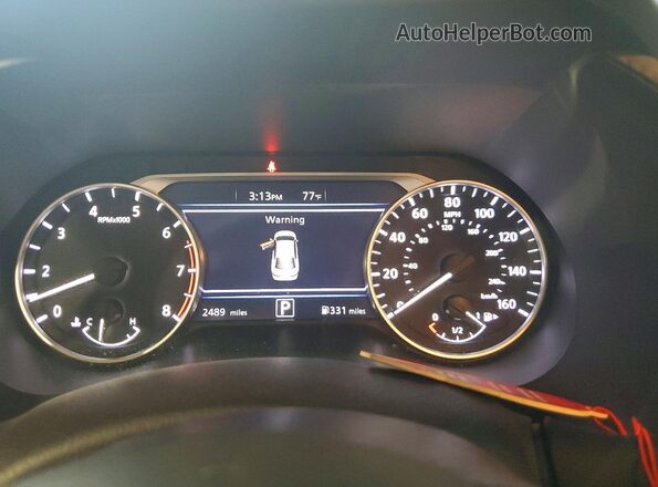 3N1AB8CV9SY230653 2025 NISSAN SENTRA Gray Instrument cluster view
