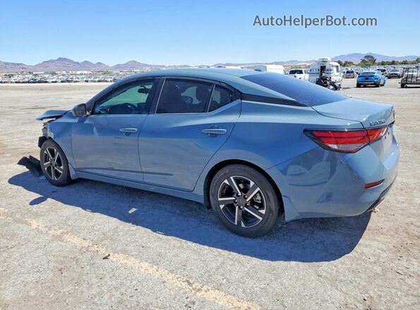 3N1AB8CV9SY233939 2025 NISSAN SENTRA Blue Trasero izquierdo