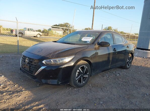 3N1AB8CV9SY292859 2025 NISSAN SENTRA Black Przód lewy