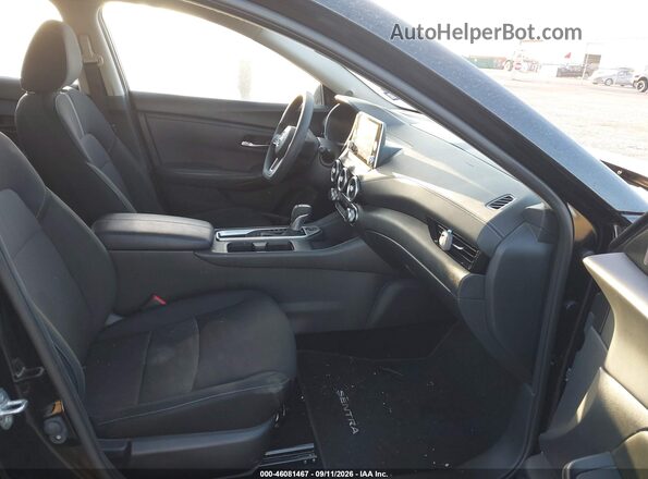 3N1AB8CV9SY292859 2025 NISSAN SENTRA Black Widok wnętrza z przodu