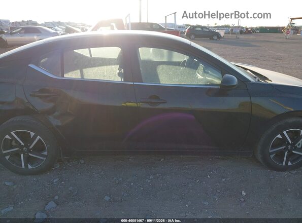 3N1AB8CV9SY292859 2025 NISSAN SENTRA Black Widok wnętrza z tyłu